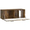 TV staliukas Sieninė TV spintelė Dūminio ąžuolo 78,5 x 31 x 30 cm