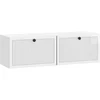 TV staliukas Sieninė TV spintelė Itin blizgi balta 98 x 31 x 30 cm