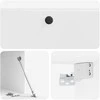 TV staliukas Sieninė TV spintelė 98 x 41 x 30 cm Itin blizgi balta