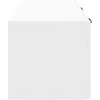 TV staliukas Sieninė TV spintelė Itin blizgi balta 78,5 x 31 x 30 cm
