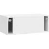 TV staliukas Sieninė TV spintelė Itin blizgi balta 78,5 x 41 x 30 cm