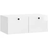 TV staliukas Sieninė TV spintelė 78,5 x 41 x 30 cm Itin blizgi balta