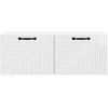 TV staliukas Sieninė TV spintelė Itin blizgi balta 78,5 x 31 x 30 cm
