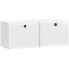 TV staliukas Sieninė TV spintelė Itin blizgi balta 78,5 x 31 x 30 cm