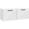 TV staliukas Sieninė TV spintelė Itin blizgi balta 78,5 x 31 x 30 cm