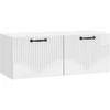 TV staliukas Sieninė TV spintelė Itin blizgi balta 78,5 x 31 x 30 cm