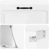 TV staliukas Sieninė TV spintelė Itin blizgi balta 98 x 31 x 30 cm