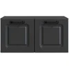 TV staliukas Sieninė TV spintelė Juoda 59,5 x 31 x 30 cm Apdirbta mediena