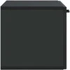 TV staliukas Sieninė TV spintelė Juoda 59,5 x 31 x 30 cm Apdirbta mediena