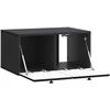 TV staliukas Sieninė TV spintelė 59,5 x 41 x 30 cm Juoda Apdirbta mediena