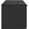 TV staliukas Sieninė TV spintelė Juoda 59,5 x 31 x 30 cm Apdirbta mediena