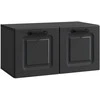 TV staliukas Sieninė TV spintelė Juoda 59,5 x 31 x 30 cm Apdirbta mediena