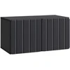 TV staliukas Sieninė TV spintelė Juoda 59,5 x 31 x 30 cm Apdirbta mediena