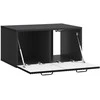 TV staliukas Sieninė TV spintelė Juoda 59,5 x 41 x 30 cm Apdirbta mediena