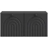 TV staliukas Sieninė TV spintelė Juoda 59,5 x 31 x 30 cm Apdirbta mediena