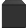 TV staliukas Sieninė TV spintelė Juoda 59,5 x 31 x 30 cm Apdirbta mediena