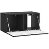 TV staliukas Sieninė TV spintelė Juoda 59,5 x 31 x 30 cm Apdirbta mediena