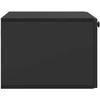 TV staliukas Sieninė TV spintelė Juoda 59,5 x 41 x 30 cm Apdirbta mediena