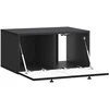 TV staliukas Sieninė TV spintelė Juoda 59,5 x 41 x 30 cm Apdirbta mediena