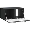 TV staliukas Sieninė TV spintelė Juoda 59,5 x 41 x 30 cm Apdirbta mediena