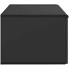 TV staliukas Sieninė TV spintelė Juoda 59,5 x 41 x 30 cm Apdirbta mediena