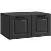 TV staliukas Sieninė TV spintelė Juoda 59,5 x 41 x 30 cm Apdirbta mediena