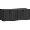 TV staliukas Sieninė TV spintelė Juoda 78,5 x 31 x 30 cm Apdirbta mediena