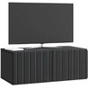 TV staliukas Sieninė TV spintelė Juoda 78,5 x 41 x 30 cm Apdirbta mediena