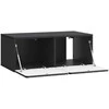 TV staliukas Sieninė TV spintelė Juoda 78,5 x 41 x 30 cm Apdirbta mediena