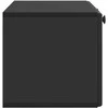 TV staliukas Sieninė TV spintelė 78,5 x 31 x 30 cm Juoda Apdirbta mediena