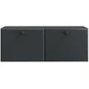 TV staliukas Sieninė TV spintelė 78,5 x 31 x 30 cm Juoda Apdirbta mediena