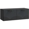 TV staliukas Sieninė TV spintelė Juoda 78,5 x 31 x 30 cm Apdirbta mediena