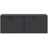 TV staliukas Sieninė TV spintelė Juoda 78,5 x 31 x 30 cm Apdirbta mediena
