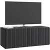 TV staliukas Sieninė TV spintelė Juoda 78,5 x 31 x 30 cm Apdirbta mediena