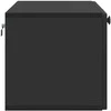 TV staliukas Sieninė TV spintelė Juoda 78,5 x 31 x 30 cm Apdirbta mediena