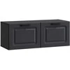 TV staliukas Sieninė TV spintelė Juoda 78,5 x 31 x 30 cm Apdirbta mediena