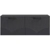 TV staliukas Sieninė TV spintelė Juoda 78,5 x 31 x 30 cm Apdirbta mediena