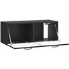 TV staliukas Sieninė TV spintelė Juoda 78,5 x 31 x 30 cm Apdirbta mediena