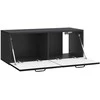 TV staliukas Sieninė TV spintelė Juoda 78,5 x 31 x 30 cm Apdirbta mediena