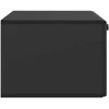 TV staliukas Sieninė TV spintelė 78,5 x 41 x 30 cm Juoda Apdirbta mediena