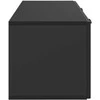 TV staliukas Sieninė TV spintelė Juoda 78,5 x 31 x 30 cm Apdirbta mediena
