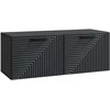 TV staliukas Sieninė TV spintelė Juoda 78,5 x 31 x 30 cm Apdirbta mediena