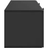 TV staliukas Sieninė TV spintelė Juoda 78,5 x 31 x 30 cm Apdirbta mediena
