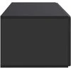 TV staliukas Sieninė TV spintelė Juoda 78,5 x 41 x 30 cm Apdirbta mediena