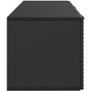 TV staliukas Sieninė TV spintelė Juoda 78,5 x 31 x 30 cm Apdirbta mediena