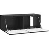 TV staliukas Sieninė TV spintelė Juoda 78,5 x 31 x 30 cm Apdirbta mediena