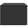 TV staliukas Sieninė TV spintelė Juoda 78,5 x 41 x 30 cm Apdirbta mediena