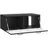 TV staliukas Sieninė TV spintelė Juoda 78,5 x 41 x 30 cm Apdirbta mediena