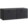 TV staliukas Sieninė TV spintelė 78,5 x 31 x 30 cm Juoda Apdirbta mediena