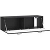 TV staliukas Sieninė TV spintelė Juoda 98 x 31 x 30 cm Apdirbta mediena
